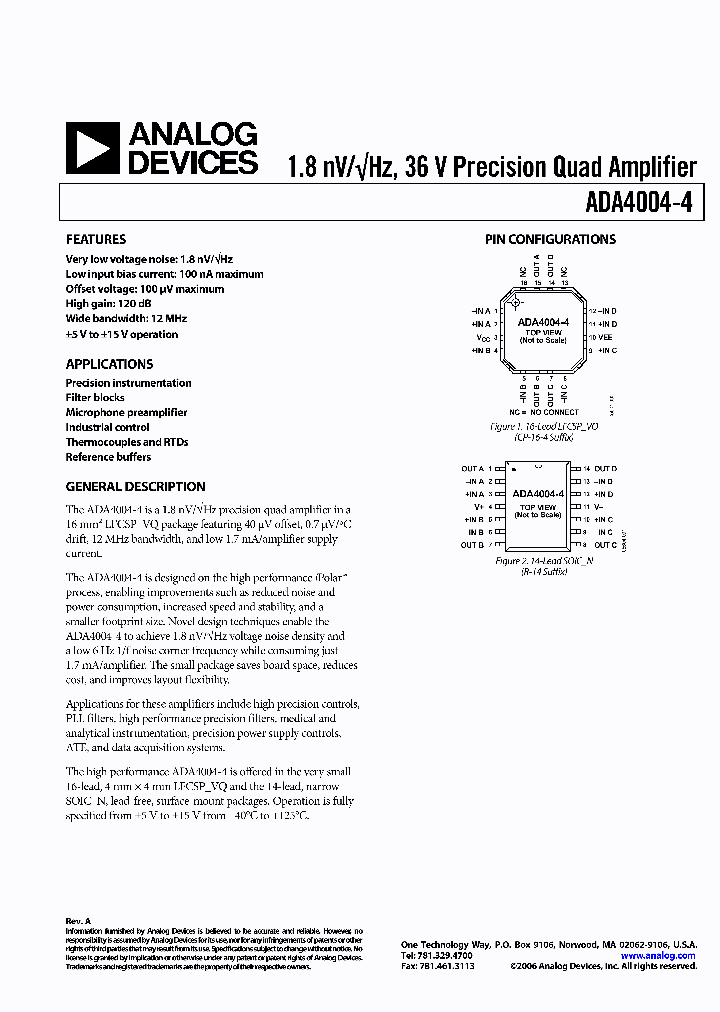 ADA4004-4ACPZ-RL_1712238.PDF Datasheet