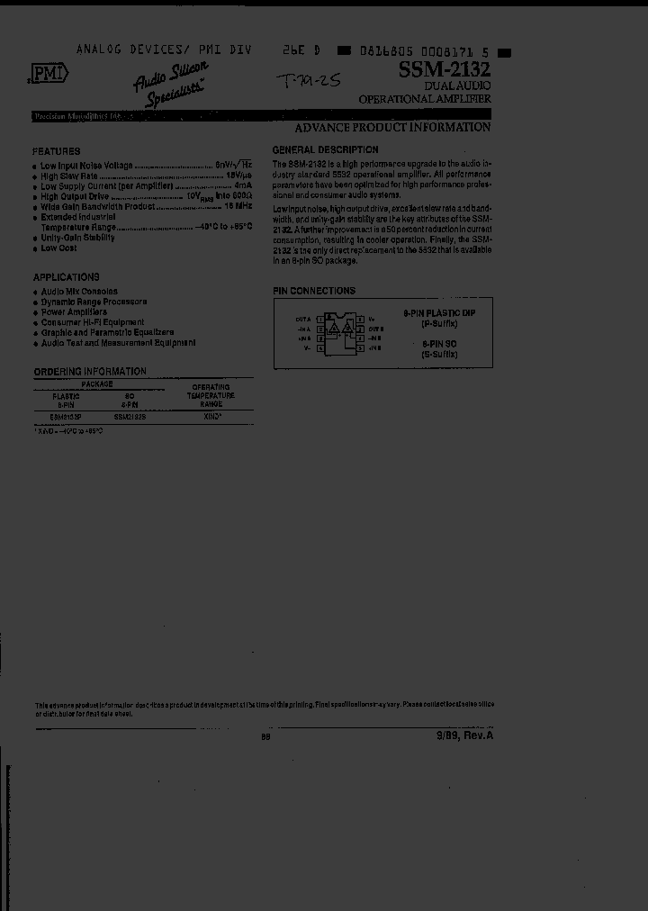 SSM2132P_1753494.PDF Datasheet