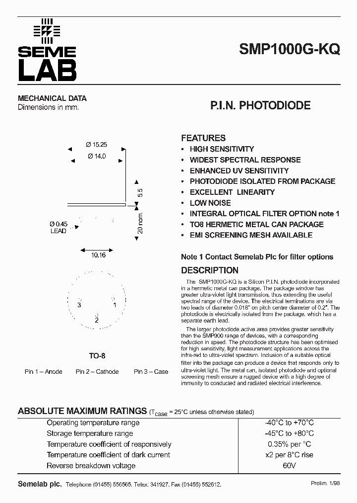 SMP1000G-KQ_1754472.PDF Datasheet