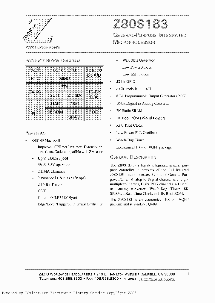 Z80S18333ASC_1790207.PDF Datasheet