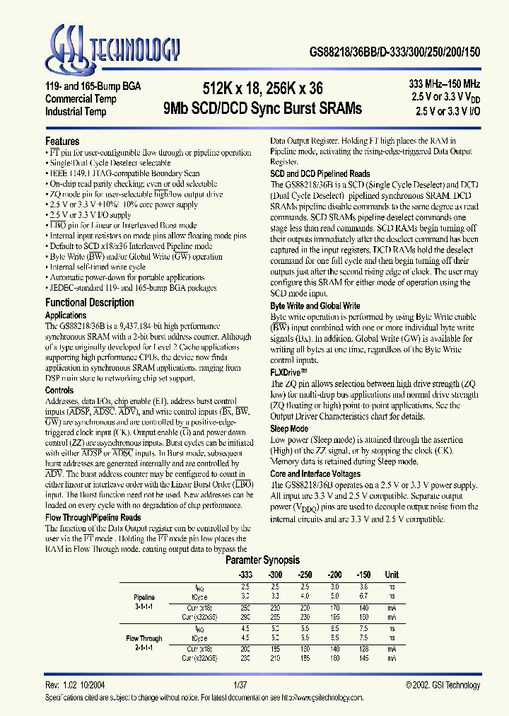 GS88218BB-333_1798598.PDF Datasheet