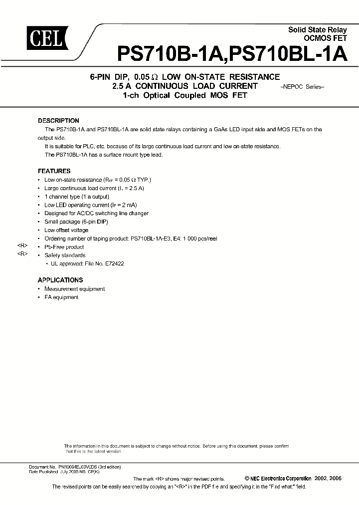 PS710BL-1A-E3-A_1858168.PDF Datasheet