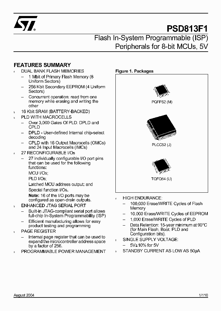 PSD813F1A-70J_1857581.PDF Datasheet