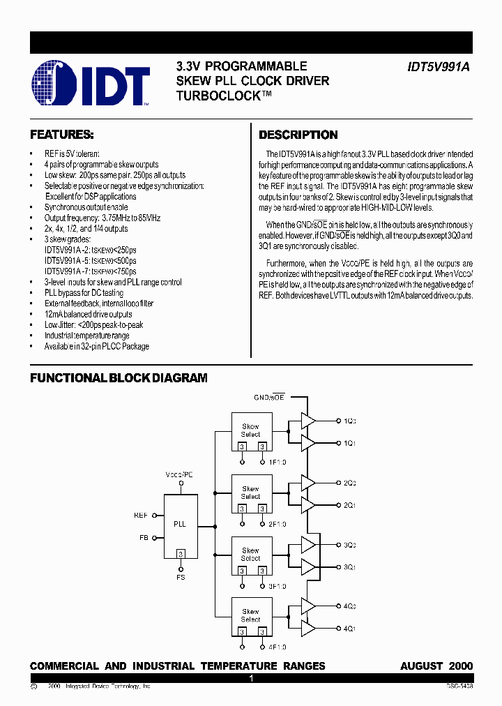 IDT5V991A-2JC_1857724.PDF Datasheet