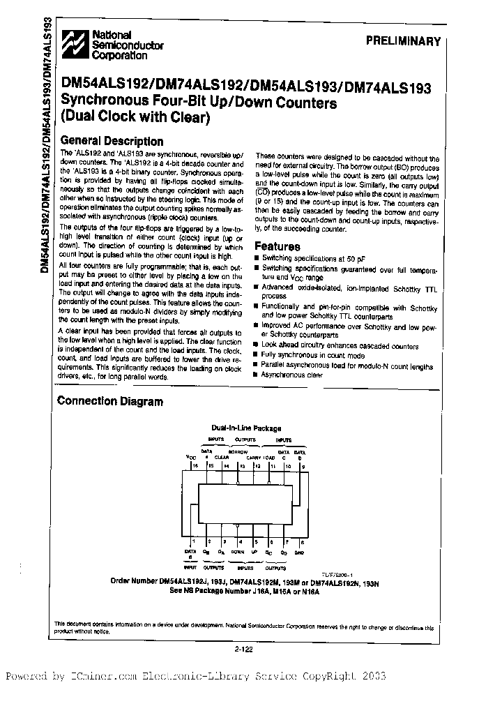 DM74ALS192M_1856544.PDF Datasheet