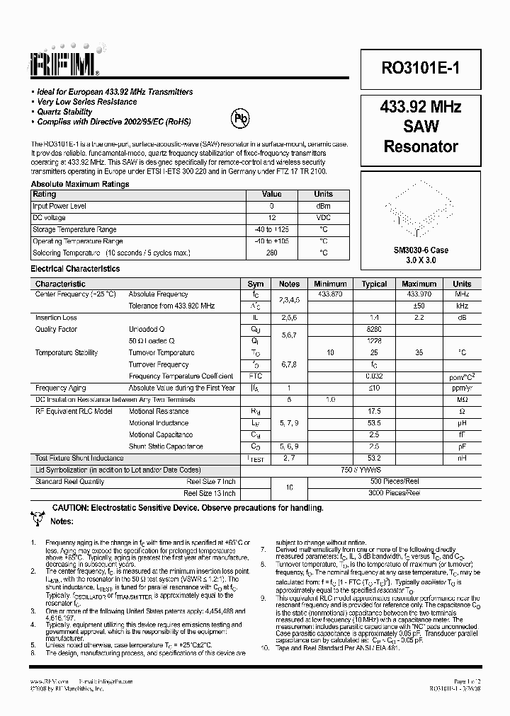 RO3101E-1_1864978.PDF Datasheet