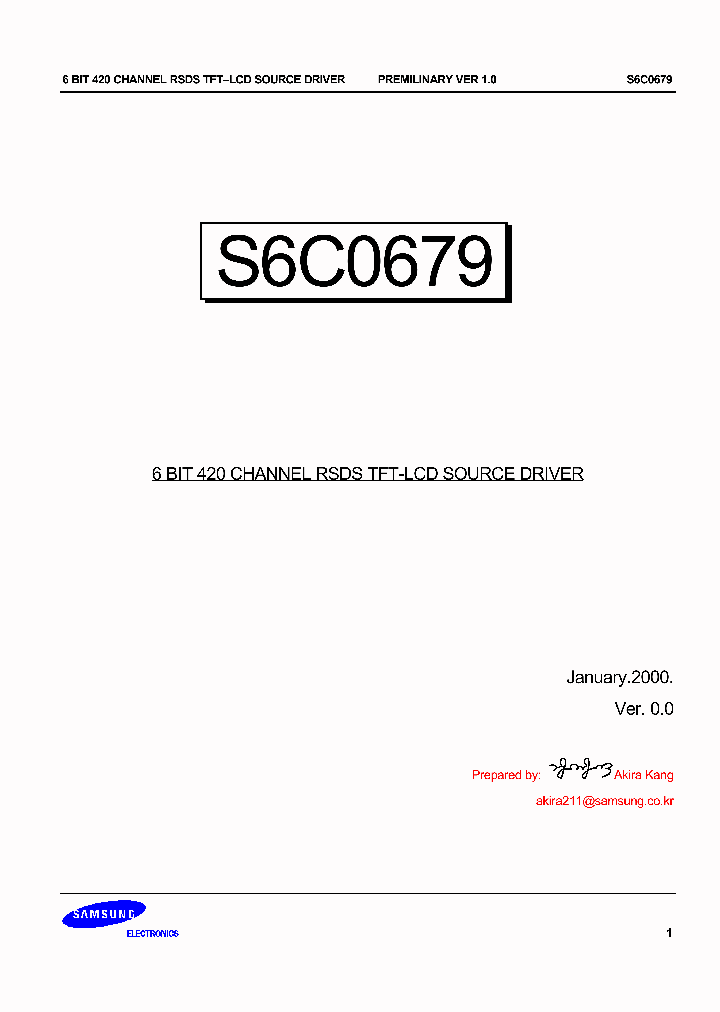 S6C0679_1869288.PDF Datasheet