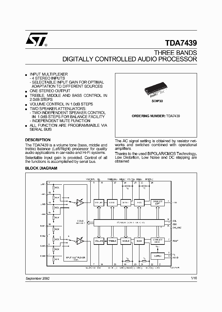 TDA7439_1932444.PDF Datasheet