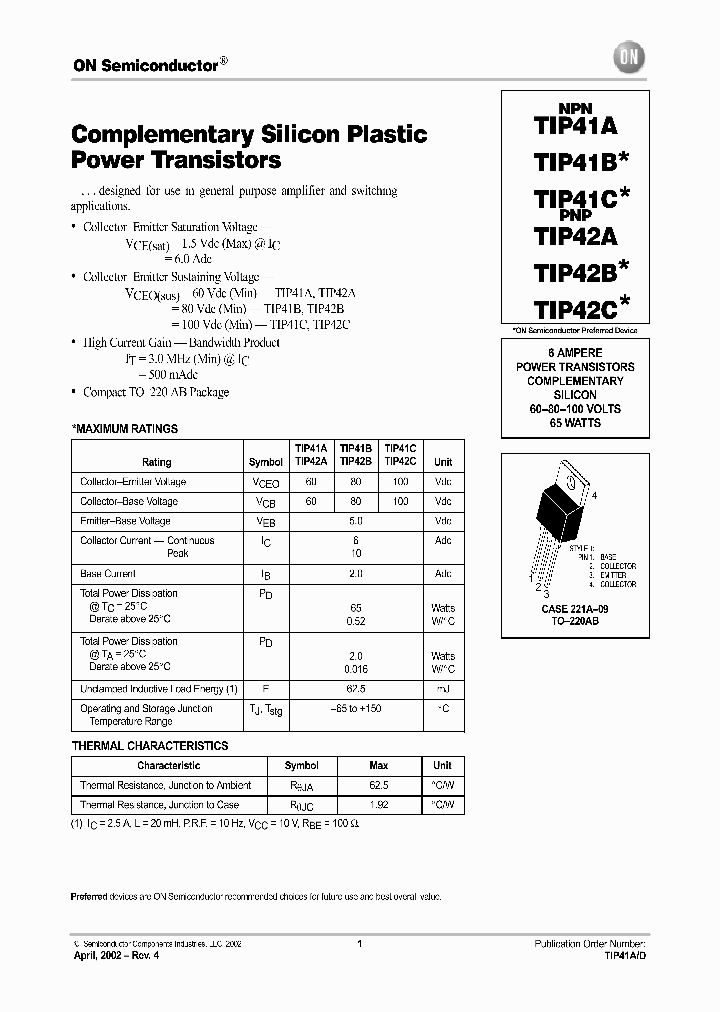 TIP41A-D_1948060.PDF Datasheet