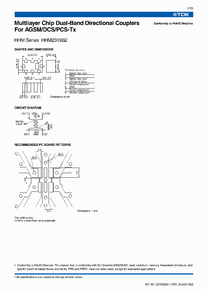 HHM2319B2_1908985.PDF Datasheet