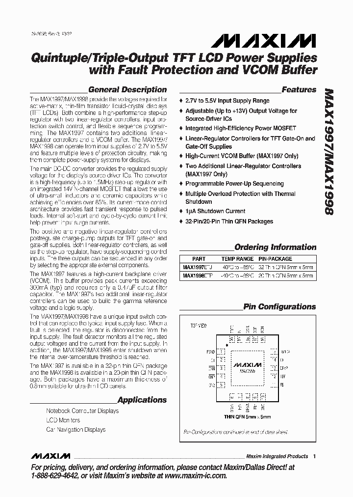 MAX1998_1934599.PDF Datasheet