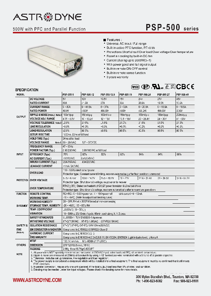 PSP-500_1938777.PDF Datasheet