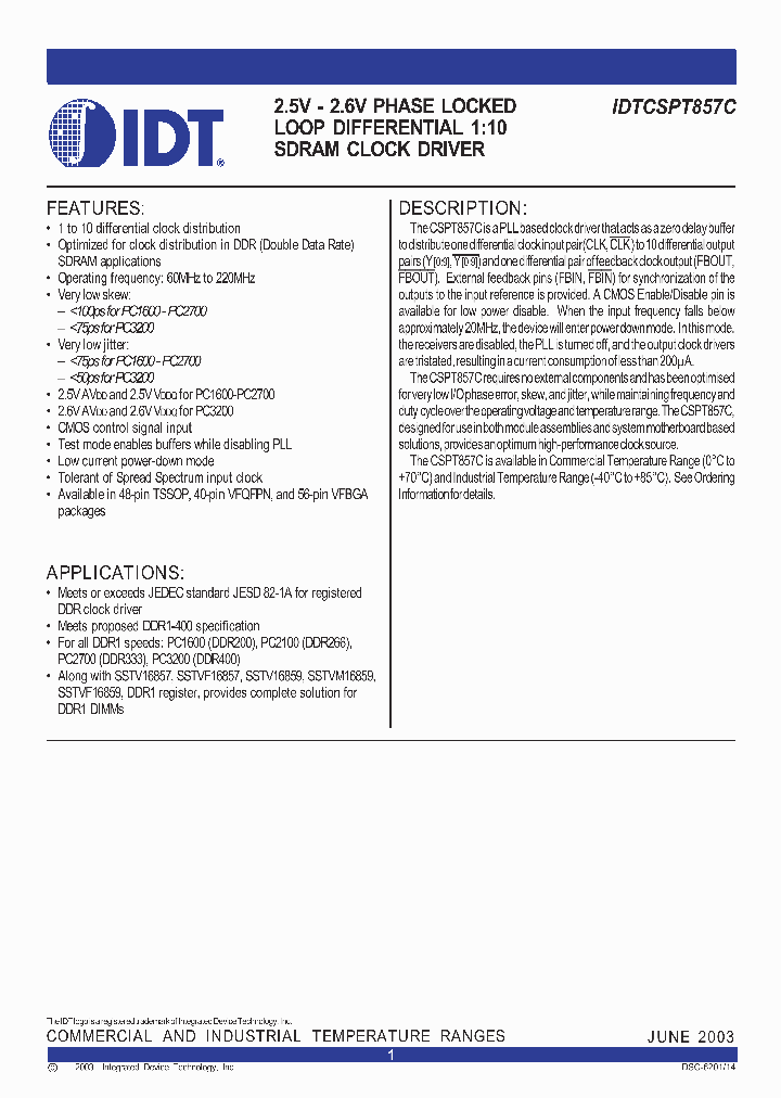 CSPT857CBV_1957530.PDF Datasheet