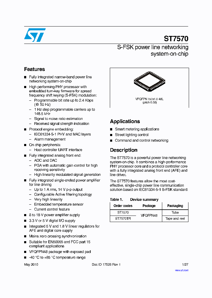 ST7570_1951005.PDF Datasheet