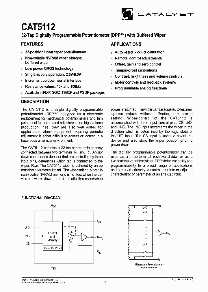 CAT5114SI-00TE13_1972802.PDF Datasheet