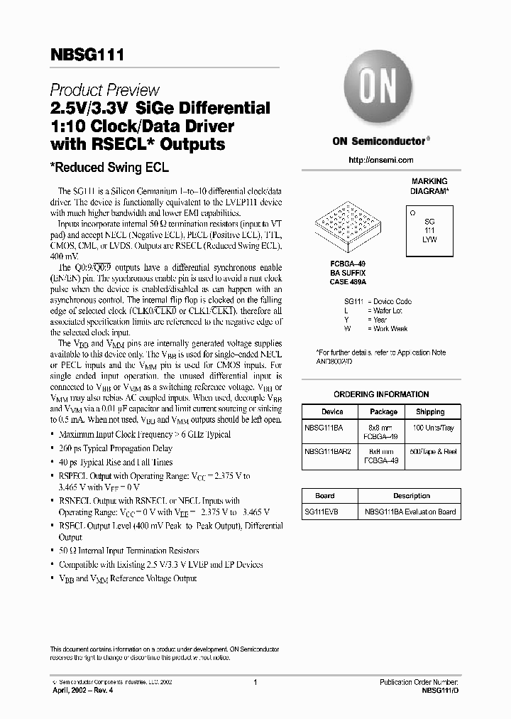 NBSG111-D_1973551.PDF Datasheet