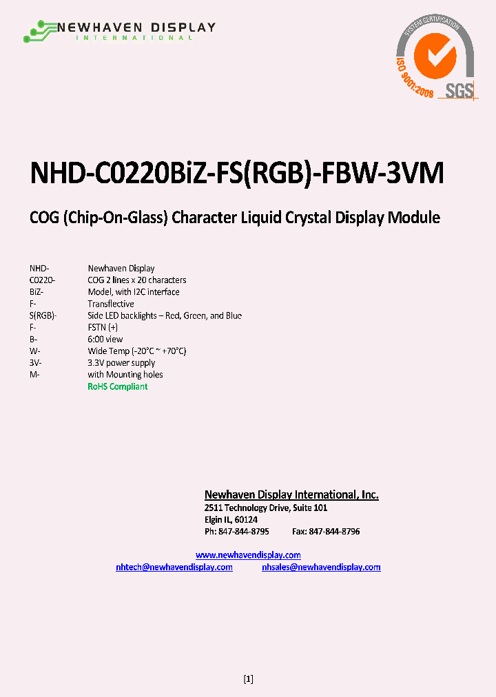 NHD-C0220BIZ-FSRGB-FBW-3VM_1978626.PDF Datasheet