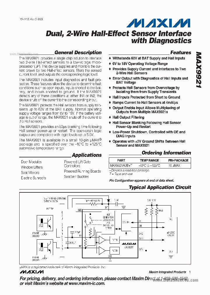 MAX9921_1990889.PDF Datasheet