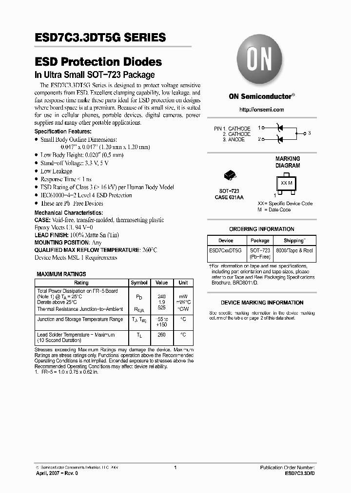 ESD7C33DT5G_1993728.PDF Datasheet