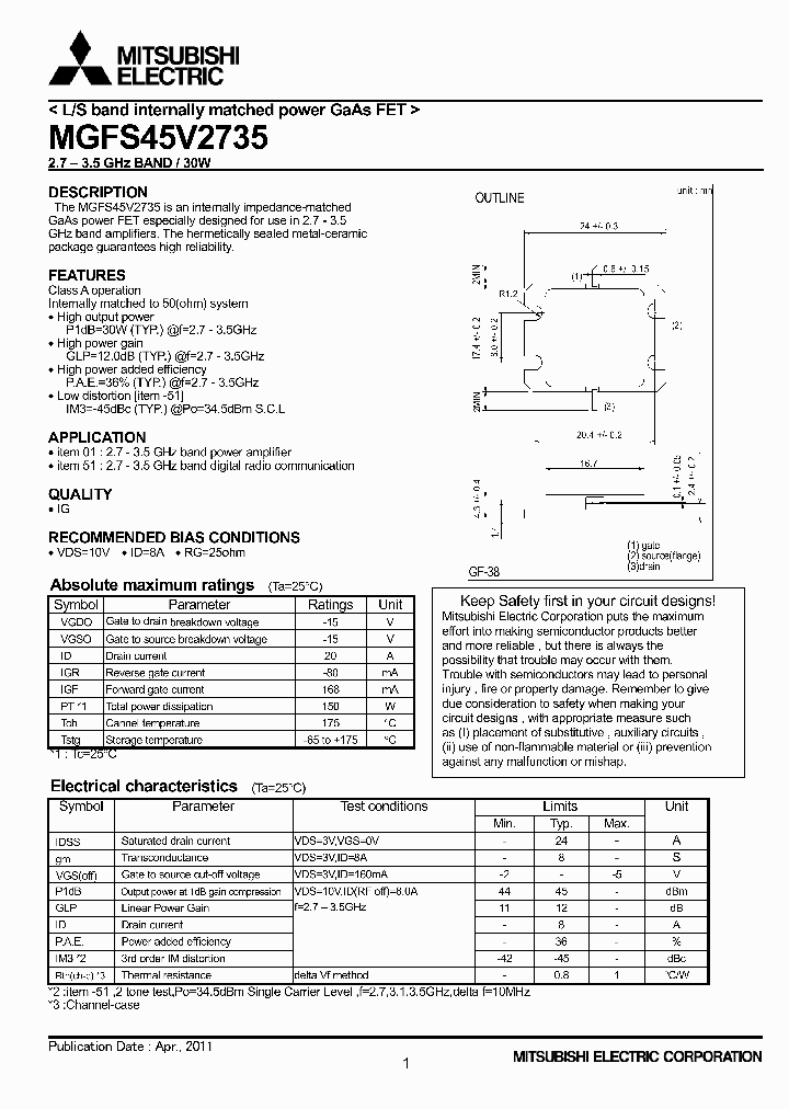 MGFS45V2735_1997349.PDF Datasheet