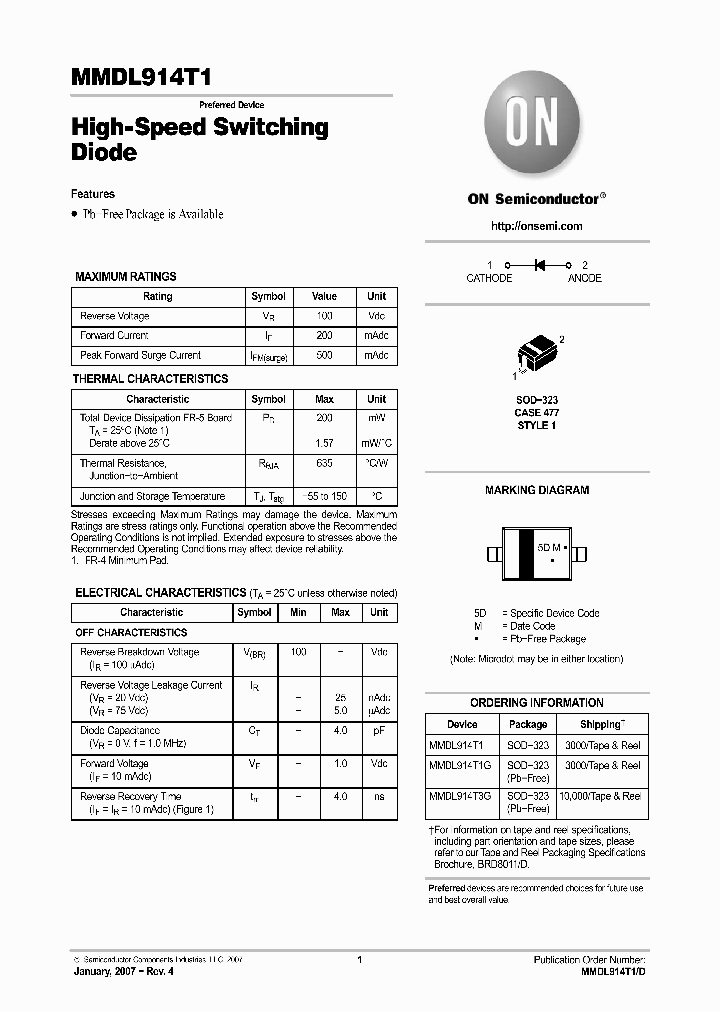 MMDL914T1_1999890.PDF Datasheet