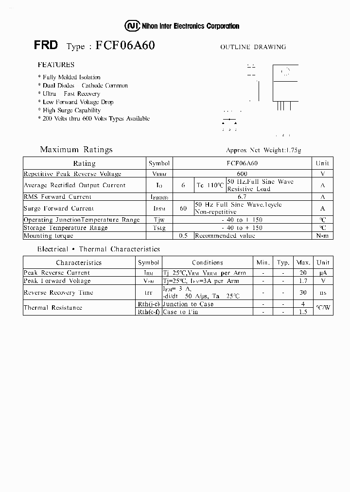 FCF06A60_2003723.PDF Datasheet