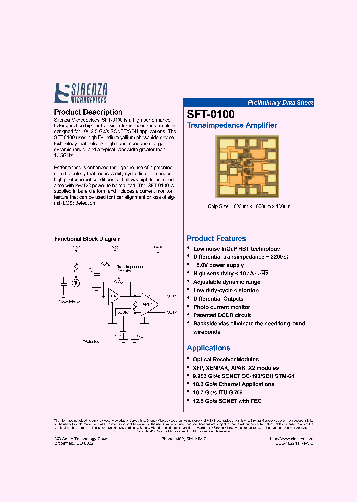 SFT-0100_2005200.PDF Datasheet