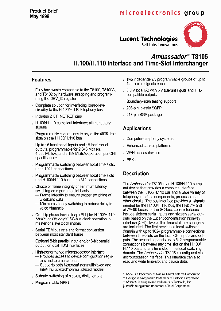 T8105_2012777.PDF Datasheet