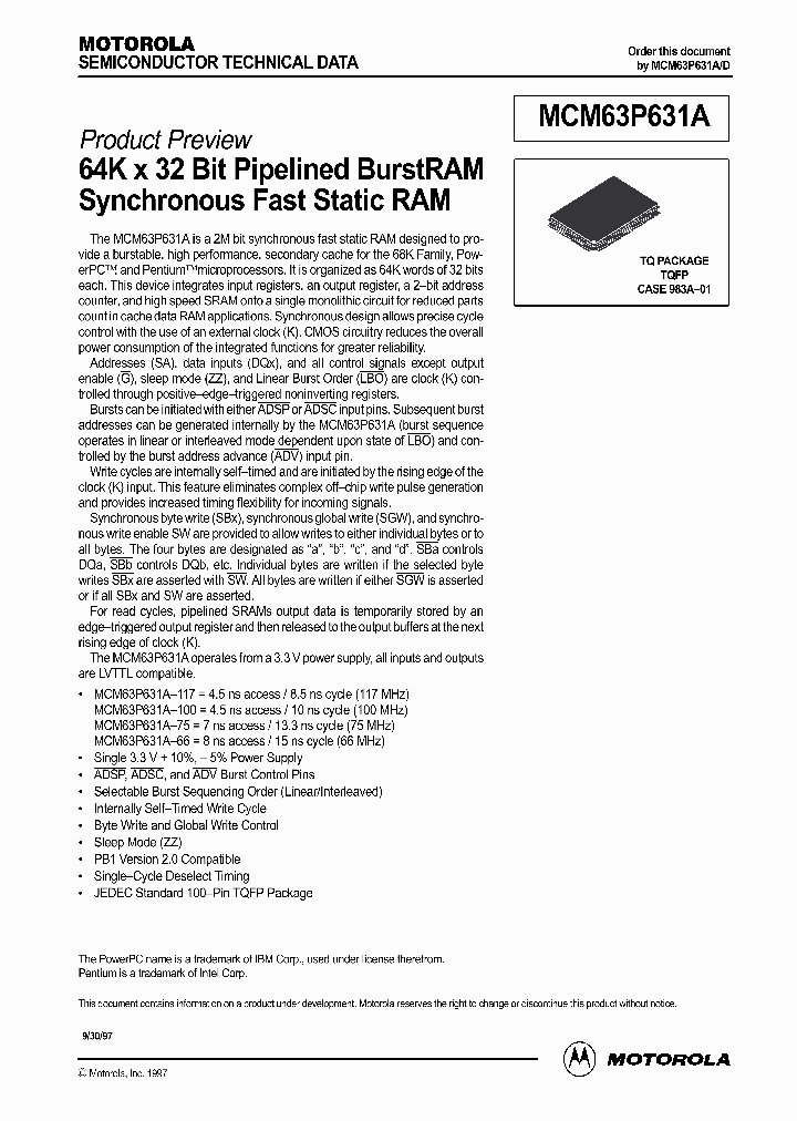 MCM63P631A_2017845.PDF Datasheet