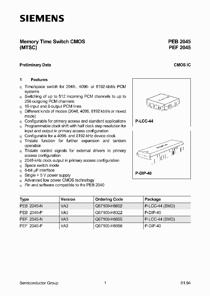 PEB2045_2021716.PDF Datasheet