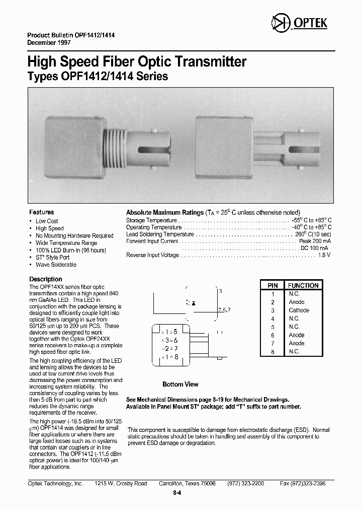 OPF1414T_2022415.PDF Datasheet