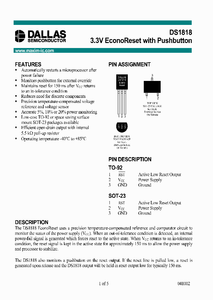 DS1818_2021498.PDF Datasheet