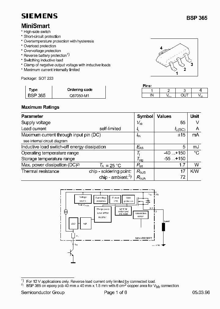 BSP365CHIP_2028622.PDF Datasheet