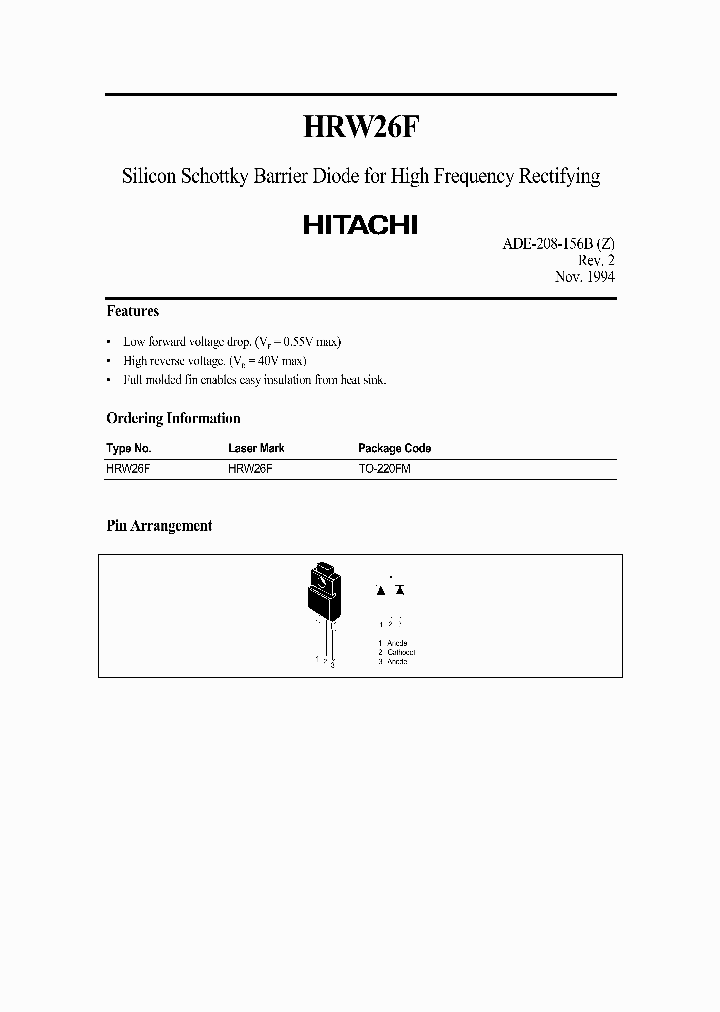 HRW26F_2030266.PDF Datasheet