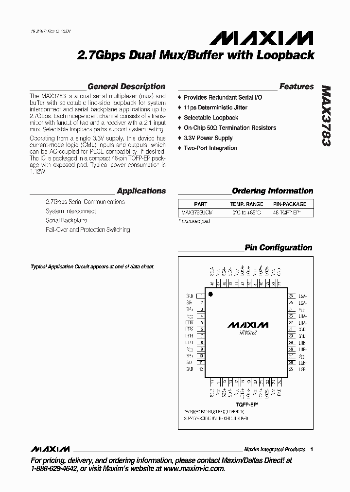 MAX3783_2035076.PDF Datasheet