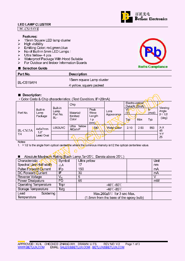 BL-CS15AY4_2038363.PDF Datasheet