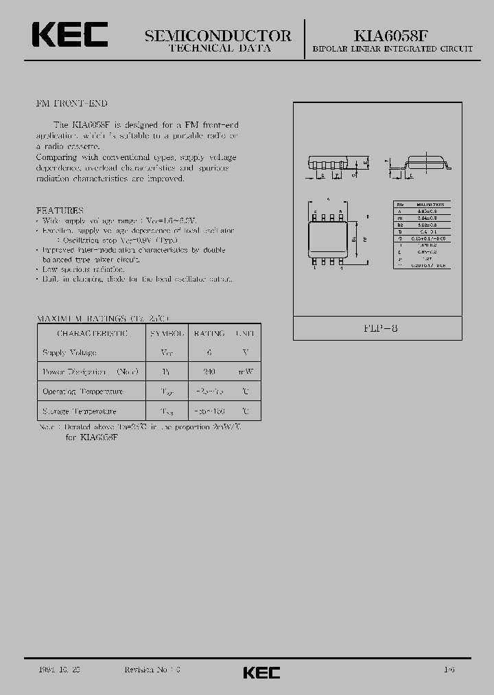 KIA6058F_2054755.PDF Datasheet