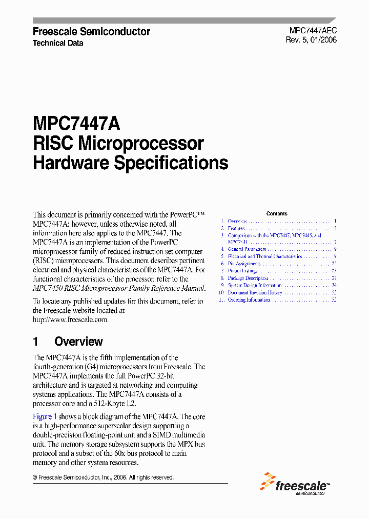 MPC7447A06_2064882.PDF Datasheet