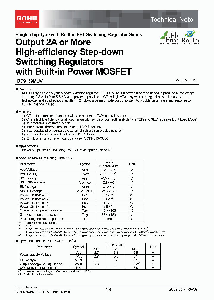 BD9139MUV-E2_2066081.PDF Datasheet