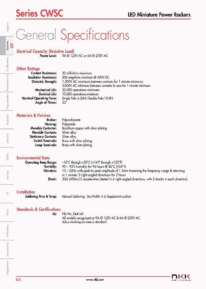 CWSC11JCAFS_2069131.PDF Datasheet