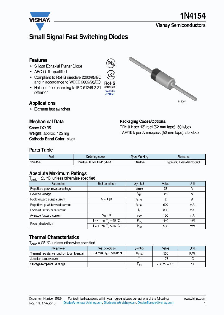 1N4154-TAP_2074733.PDF Datasheet