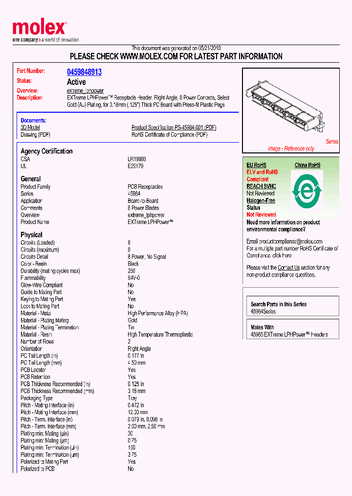 45984-8913_2078465.PDF Datasheet