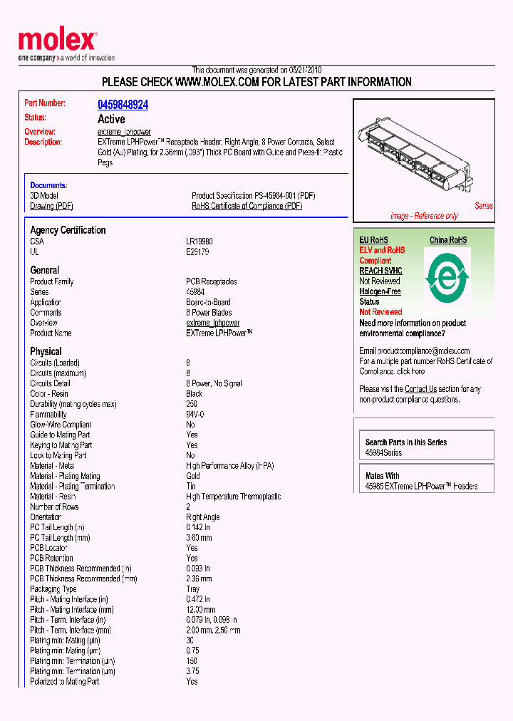 45984-8924_2078470.PDF Datasheet