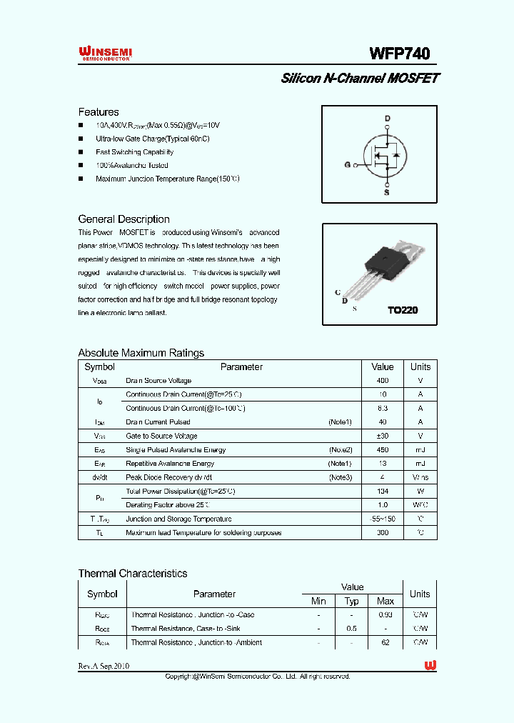 WFP740_2080825.PDF Datasheet