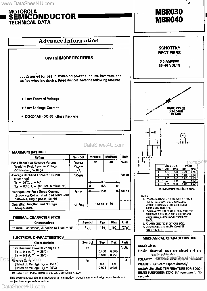 MBR030_2086722.PDF Datasheet