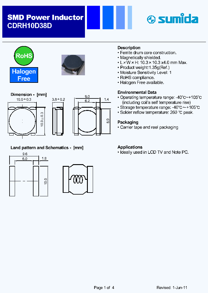 CDRH10D38DNP-100MC_2100992.PDF Datasheet