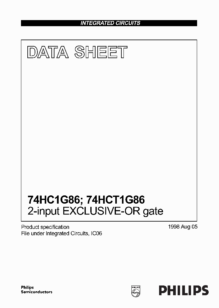 74HC1G86GWT1_2109113.PDF Datasheet