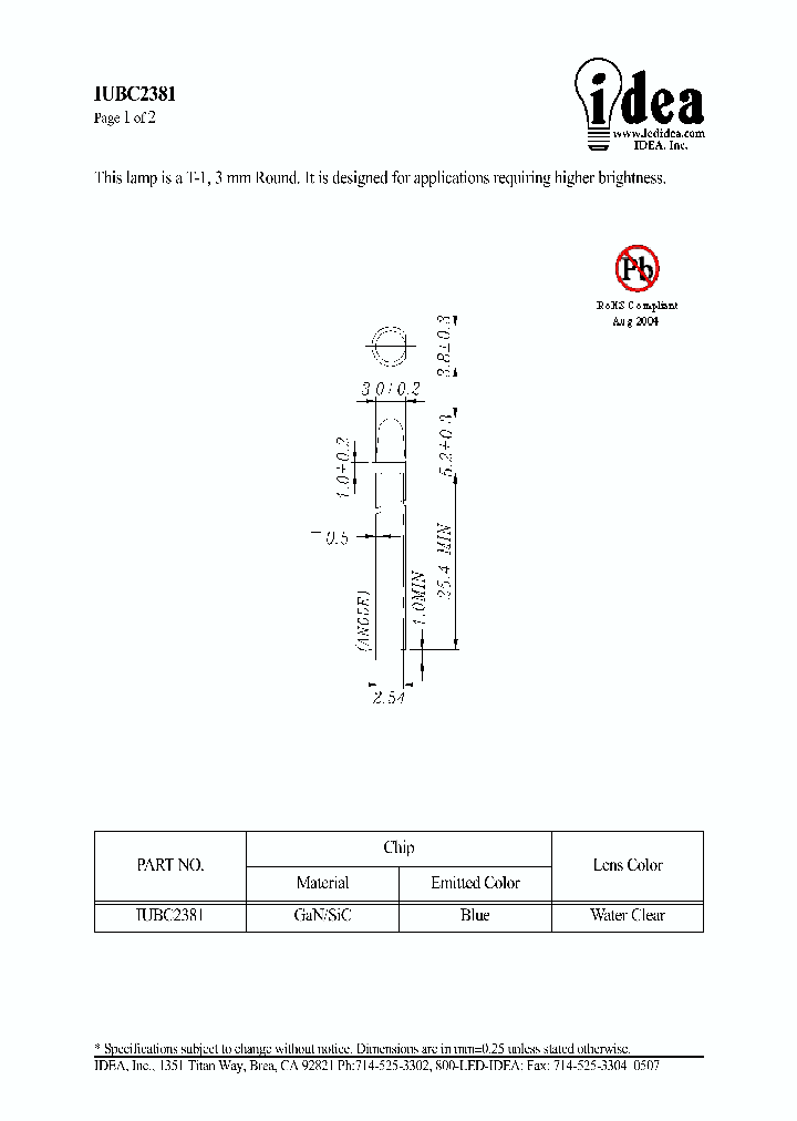 IUBC2381_2116884.PDF Datasheet