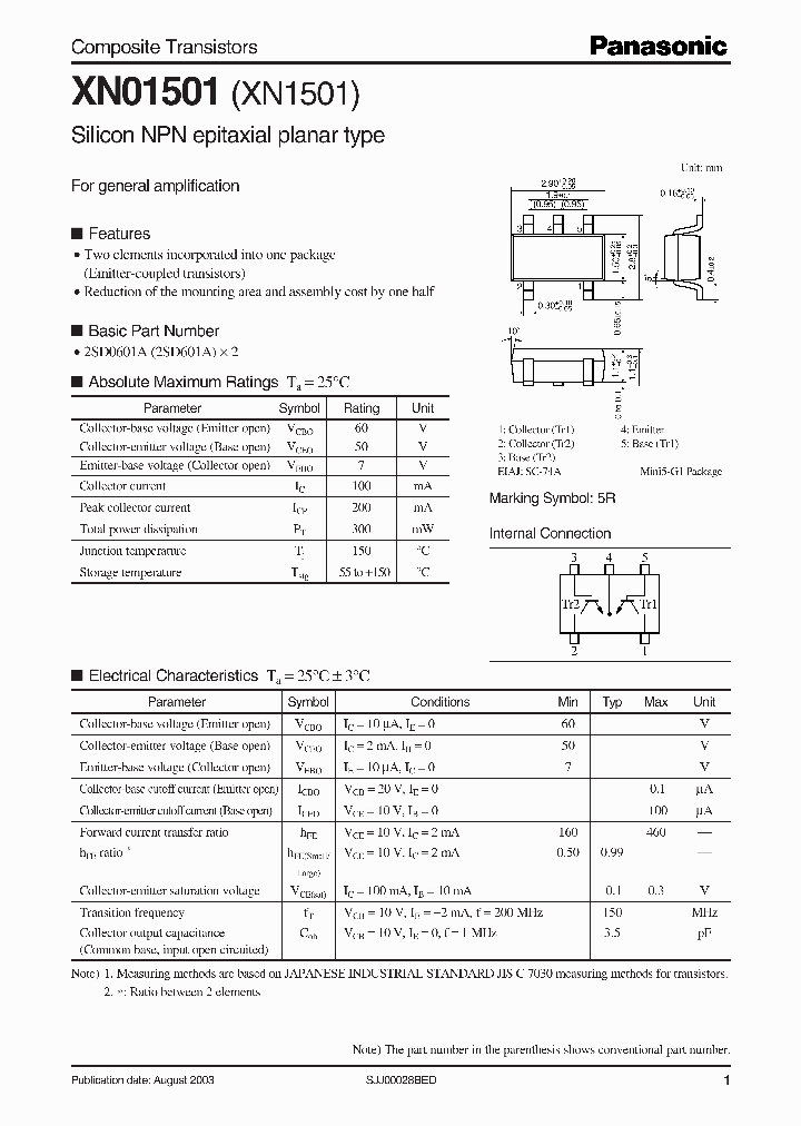 XN01501_2119511.PDF Datasheet