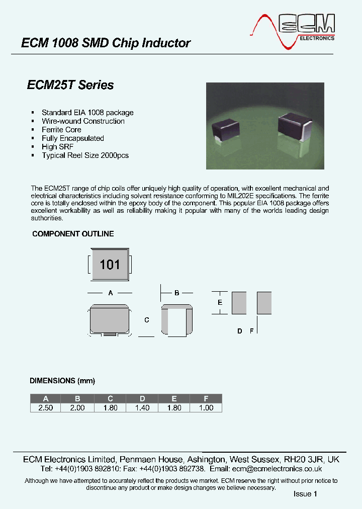 ECM25T-015_2152381.PDF Datasheet